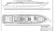 Yacht BLUE FORCE ONE -  Deck Plan